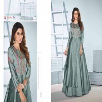 SAANVI VOL 2 BY VAMIKA TAFETA SILK LONG ETHNIC WEAR GOWN COLLECTION