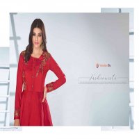 SAANVI VOL 2 BY VAMIKA TAFETA SILK LONG ETHNIC WEAR GOWN COLLECTION