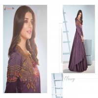 SAANVI VOL 2 BY VAMIKA TAFETA SILK LONG ETHNIC WEAR GOWN COLLECTION