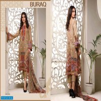 Agha Noor Buraq Vol-2 Jam Satin Cotton printed Dress Material