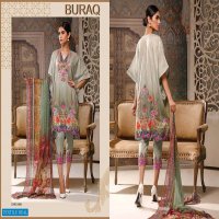 Agha Noor Buraq Vol-2 Jam Satin Cotton printed Dress Material