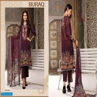 Agha Noor Buraq Vol-2 Jam Satin Cotton printed Dress Material