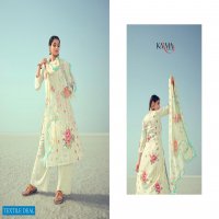 KARMA ZEBAISH VOL 3 WHOLESALE PURE JAM COTTON SCHIFFLI WORK DRESS