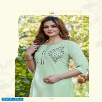 Parra Albela Vol-1 Wholesale Casual Shopping Model Chanderi With Khatli Work Kurti With Pants