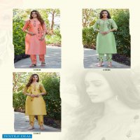Parra Albela Vol-1 Wholesale Casual Shopping Model Chanderi With Khatli Work Kurti With Pants