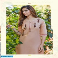 Parra Albela Vol-1 Wholesale Casual Shopping Model Chanderi With Khatli Work Kurti With Pants