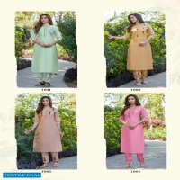 Parra Albela Vol-1 Wholesale Casual Shopping Model Chanderi With Khatli Work Kurti With Pants