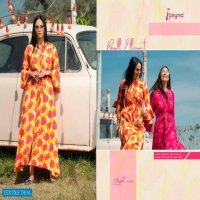PEARL VOL 7 BY PSYNA RAYON PRINTED DESIGNER GOWN WHOLESALER