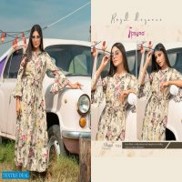 PEARL VOL 7 BY PSYNA RAYON PRINTED DESIGNER GOWN WHOLESALER