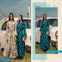 PEARL VOL 7 BY PSYNA RAYON PRINTED DESIGNER GOWN WHOLESALER