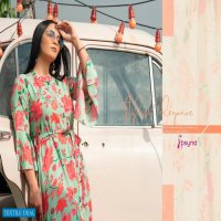 PEARL VOL 7 BY PSYNA RAYON PRINTED DESIGNER GOWN WHOLESALER