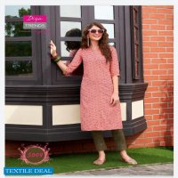 Diya Trends Fashionista Vol-1 Wholesale Reyon Kurti With Plazzo