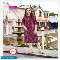 Diya Trends Fashionista Vol-1 Wholesale Reyon Kurti With Plazzo