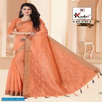 Kodas Ruhani 6182 Wholesale Cotton Saree With Work Saree Blouse