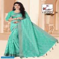 Kodas Ruhani 6182 Wholesale Cotton Saree With Work Saree Blouse