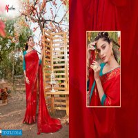 Manthan Gulal Wholesale Shopping Weightless Satin Sarees