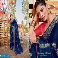 Manthan Gulal Wholesale Shopping Weightless Satin Sarees