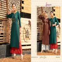 PALAZZO HOUSE VOL 12 BY PSYNA RAYON SLUB DESIGNER KURTI WITH PLAZZO