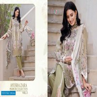 AYESHA ZARA PREMIUM VOL 3 BY SHREE FABS PAKISTANI COTTON DRESS MATERIALS