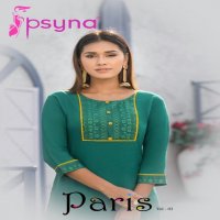 PARIS VOL 3 BY PSYNA RAYON SLUB DAILY WEAR FANCY KURTIS