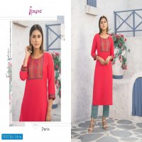 PARIS VOL 3 BY PSYNA RAYON SLUB DAILY WEAR FANCY KURTIS