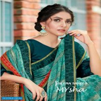 MYSHA BY SEEMA PREMIUM MOSS PRINTED SAREE WHOLESALER