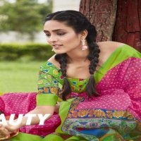 SHVETAMBAR LINEN BANDEZ SILK SAREE AUTHORIZED SUPPLIER IN SURAT
