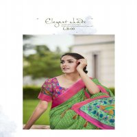 SHVETAMBAR LINEN BANDEZ SILK SAREE AUTHORIZED SUPPLIER IN SURAT