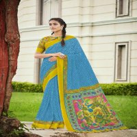 SHVETAMBAR LINEN BANDEZ SILK SAREE AUTHORIZED SUPPLIER IN SURAT