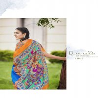 SHVETAMBAR LINEN BANDEZ SILK SAREE AUTHORIZED SUPPLIER IN SURAT