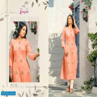PLUM BY PSYNA RAYON REGULAR WEAR FANCY KURTIS