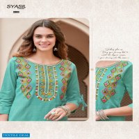 PURE VOL 2 BY SYASII COTTON SLUB KURTI WITH PANT SUPPLIER