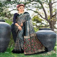 MANSAROVER INAYA VOL 2 MOSS CHIFFON PRINTED SAREES
