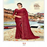 NIYATA BY MANSAROVER MOSS CHIFFON PRINTED FANCY SAREES