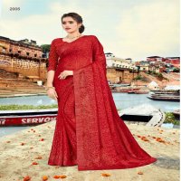 NIYATA BY MANSAROVER MOSS CHIFFON PRINTED FANCY SAREES