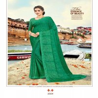NIYATA BY MANSAROVER MOSS CHIFFON PRINTED FANCY SAREES