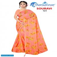 Mansarover Souravi Wholesale Chiffon Panetar Sarees