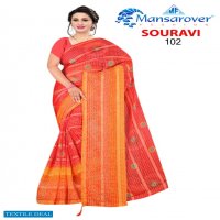 Mansarover Souravi Wholesale Chiffon Panetar Sarees