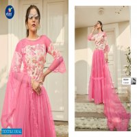 VItara Magic Vol-12 Wholesale Designer Top With Skirt And nett Dupatta