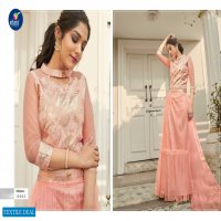VItara Magic Vol-12 Wholesale Designer Top With Skirt And nett Dupatta