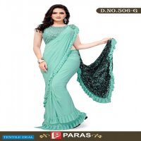 Paras Design 506 Colour Wholesale Ready To Wear Imported Fabrics Sarees