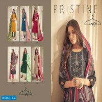 PRISTINE BY SNAPSTYLE SILK KURTI PANT WITH DUPATTA READYMADE COLLECTION