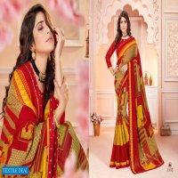 5D DESIGNER HIMANI VOL 2 GEORGETTE SAREE WITH BORDER WITH CHEAP RATE
