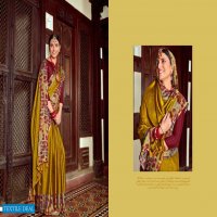 5D DESIGNER SIMRAN BLACK CHIFFON PRINTED SARIS WITH LOW PRICE