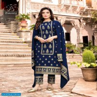 PARISHI BY BANWERY RAYON FOIL PRINTED READYMADE SALWAR KAMEEZ