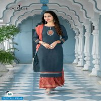 Wooglee Saavree Vol-1 Wholesale Kurti With Sharara And Dupatta