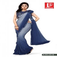 Paras 03 Colours Wholesale Festive Fancy Fabrics Sarees