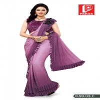 Paras 03 Colours Wholesale Festive Fancy Fabrics Sarees