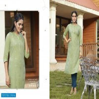 LADLEE BY KALAROOP RAYON EMBROIDERY CASUAL WEAR FANCY KURTI