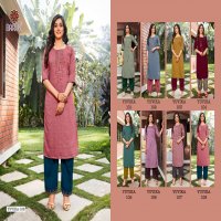 BAANVI YUVIKA VOL 1 EXCLUSIVE KURTI WITH PANT PAIR ETHNIC COLLECTION